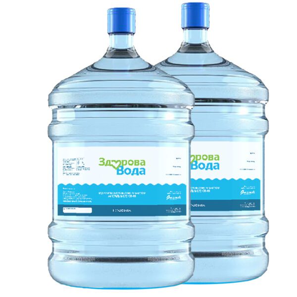 Два бутлі Мінералізованої води по 18,9л.