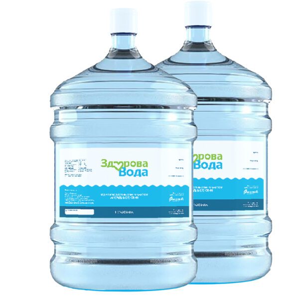 Два бутлі очищеної води по 18.9л.